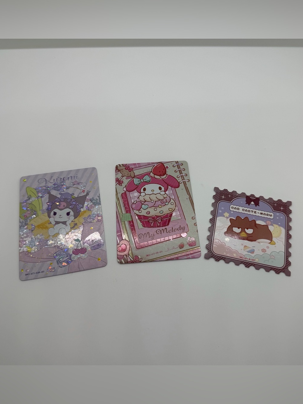 Sanrio My Melody & Friends Card Trio - Pink, Purple, Mauve